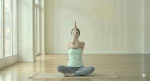 Eagle Arms Pose (Garudāsana — arms variation)