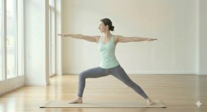 Warrior II Pose (Vīrabhadrāsana II)